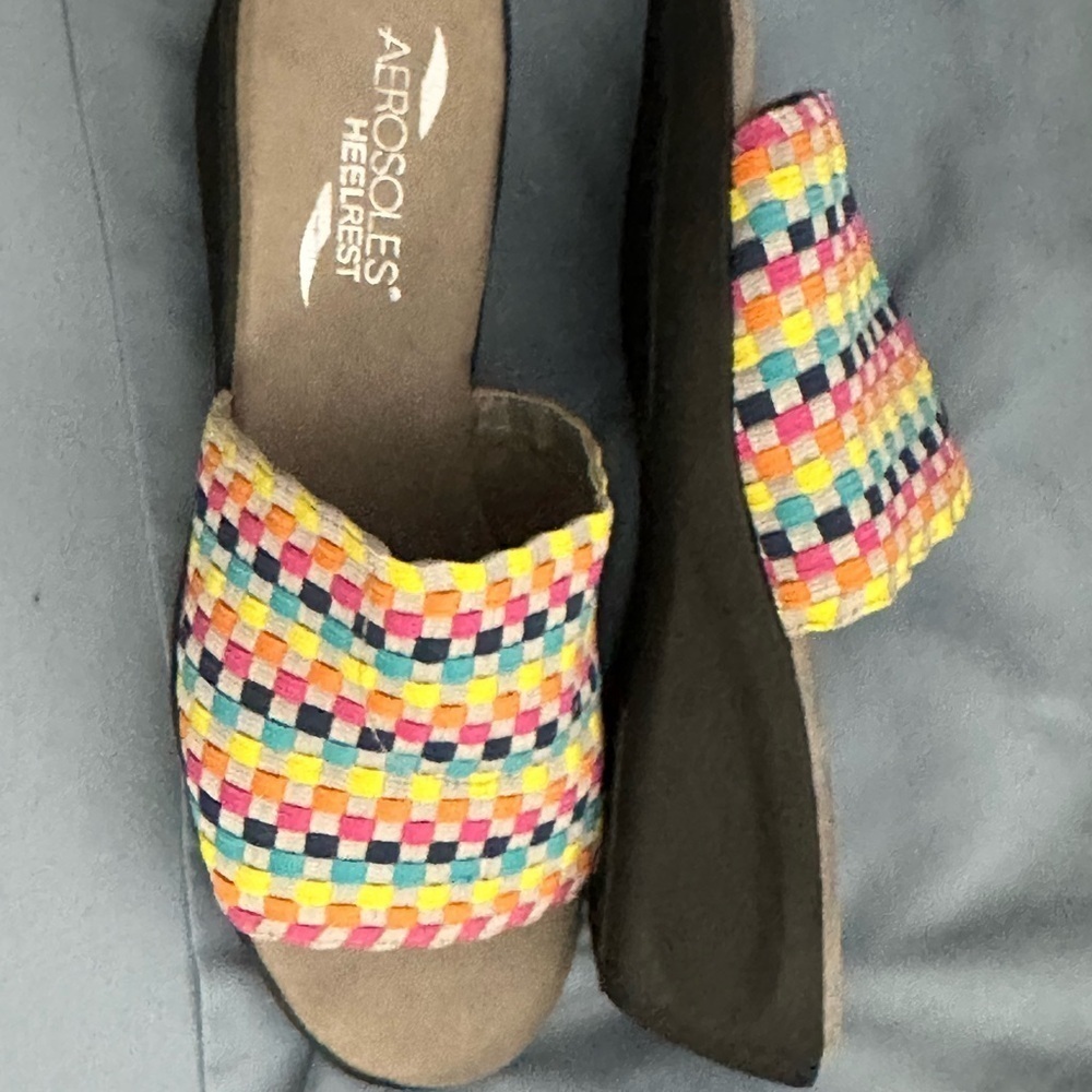 Aerosoles Women's Multicolor Slide Sandals - Picture 4 of 7